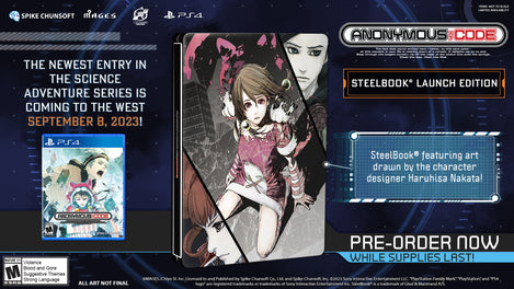 Anonymous Code: Steelbook (Launch Edition) [PS4]