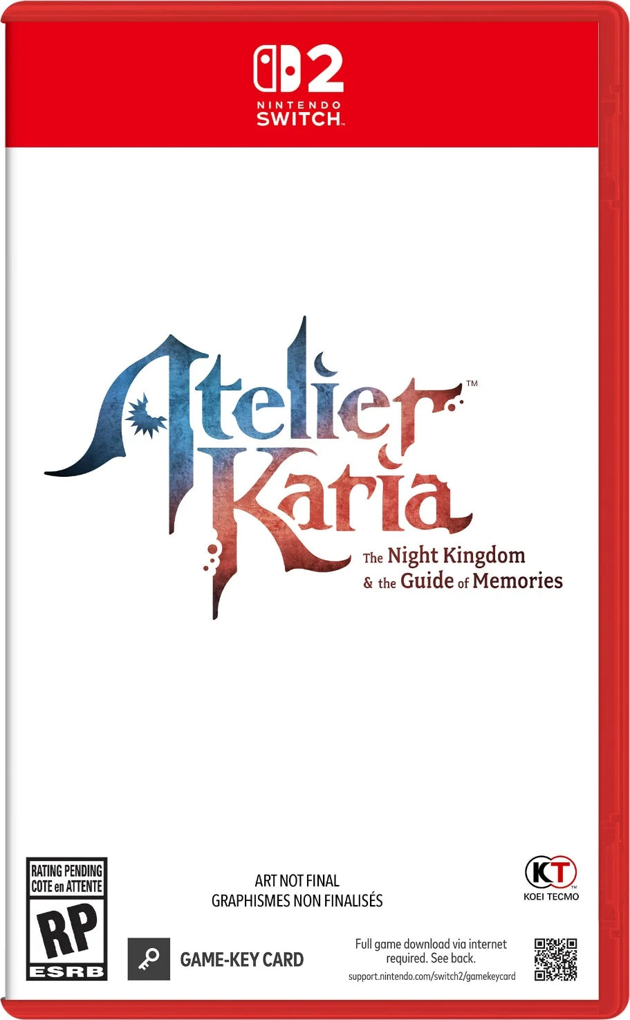 Atelier Karia: The Night Kingdom & the Guide of Memories (Game-Key Card) [Switch 2]
