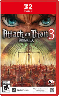 Attack on Titan 3 (Standard Edition) (Game-Key Card) [Switch 2]