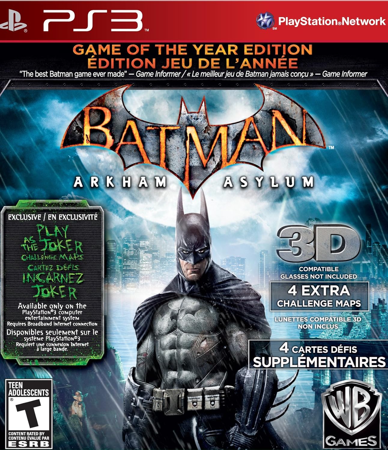 Batman: Arkham Asylum GOTY [PS3] *USED*
