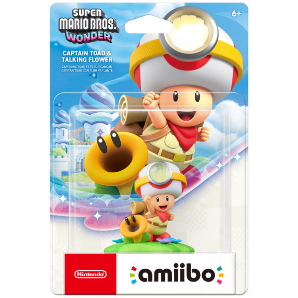 Captain Toad & Talking Flower Amiibo [Super Mario Bros. Wonder]