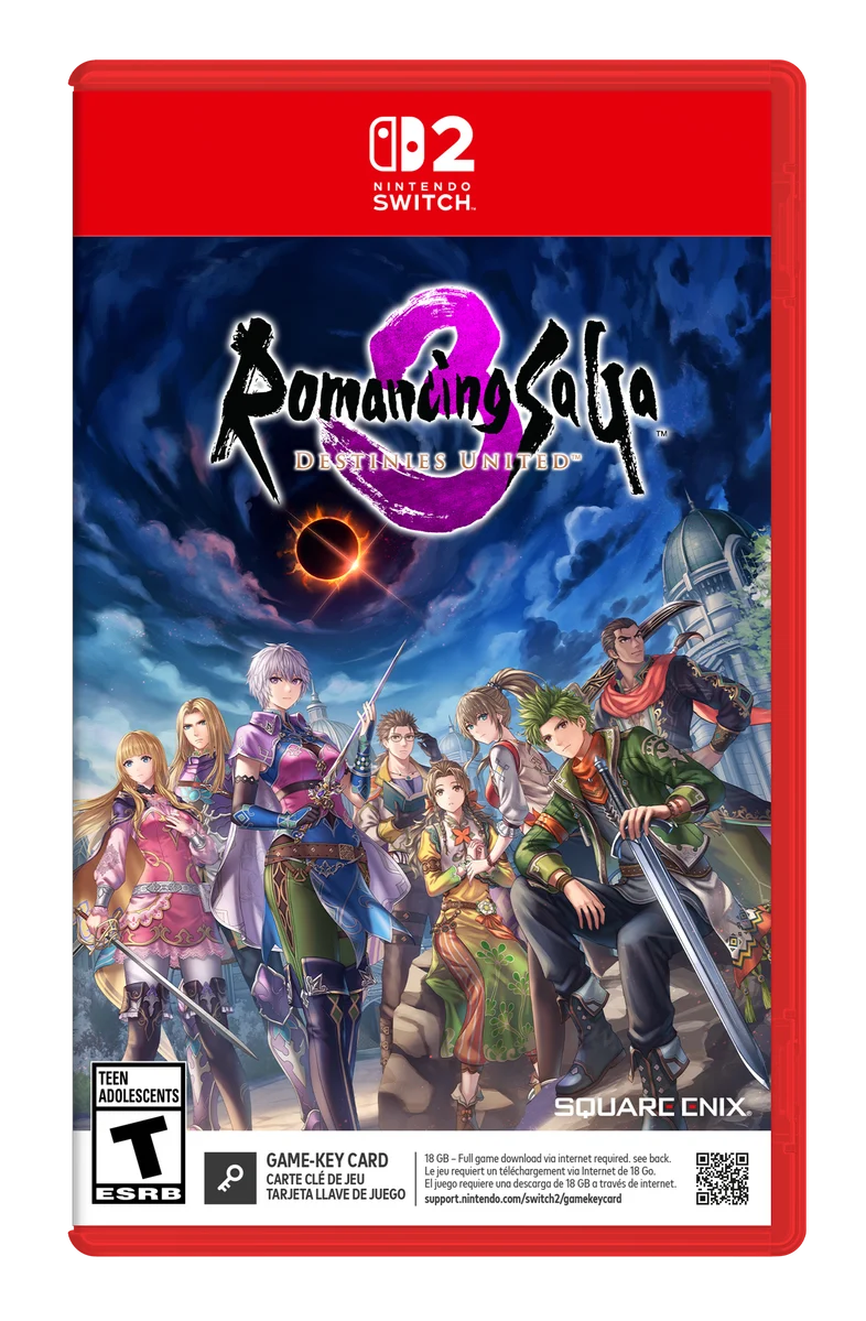 Romancing SaGa 3: Destinies United (Game-Key Card) [Switch 2]