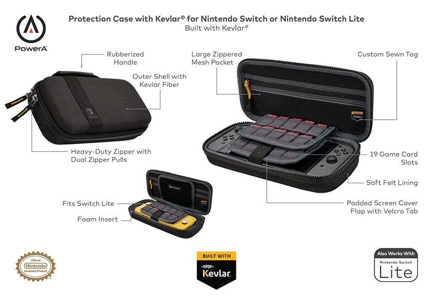 Nintendo Switch - Carrying Case (Black) [Power A]