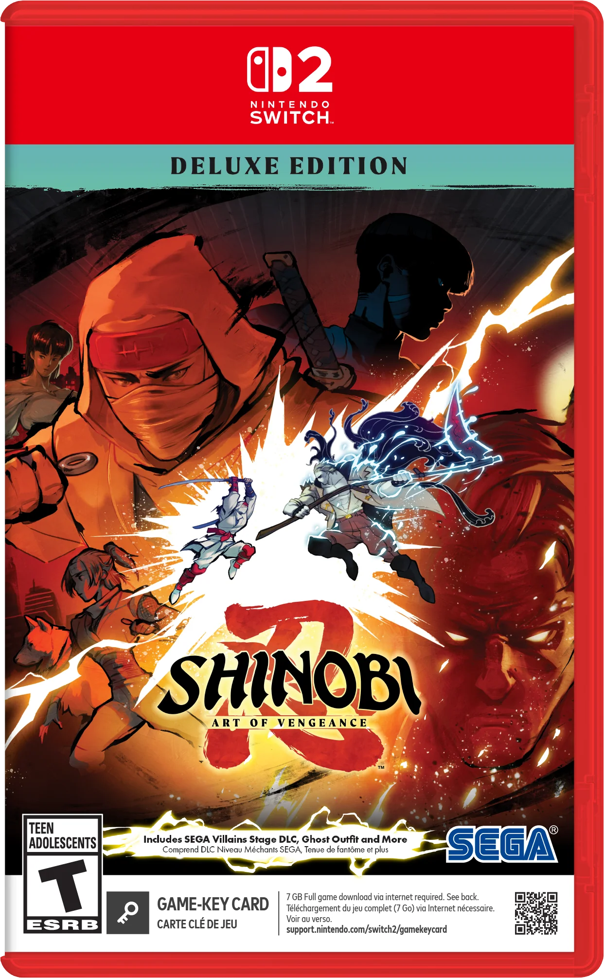 Shinobi: Art of Vengeance (Deluxe Edition) (Game-Key Card) [Switch 2]
