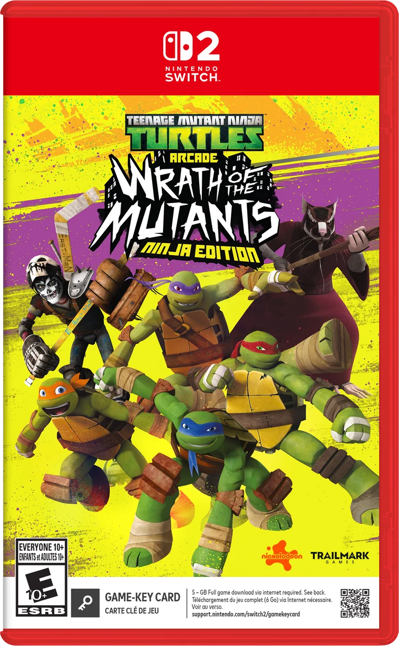 Teenage Mutant Ninja Turtles: Wrath of the Mutants (Ninja Edition) (Game-Key Card) [Switch 2]