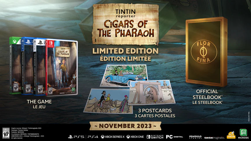 Tintin Reporter: Cigars of the Pharaoh (Limited Edition) [Switch]