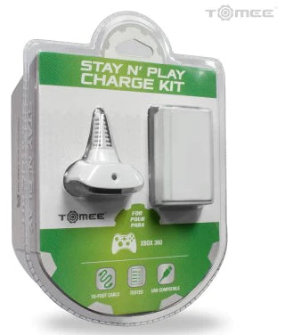 Xbox 360 - Charge Kit (White) [TOMEE]