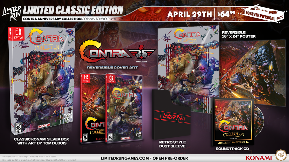 Contra Anniversary Collection (Classic Edition) - LRG #140 [Switch]
