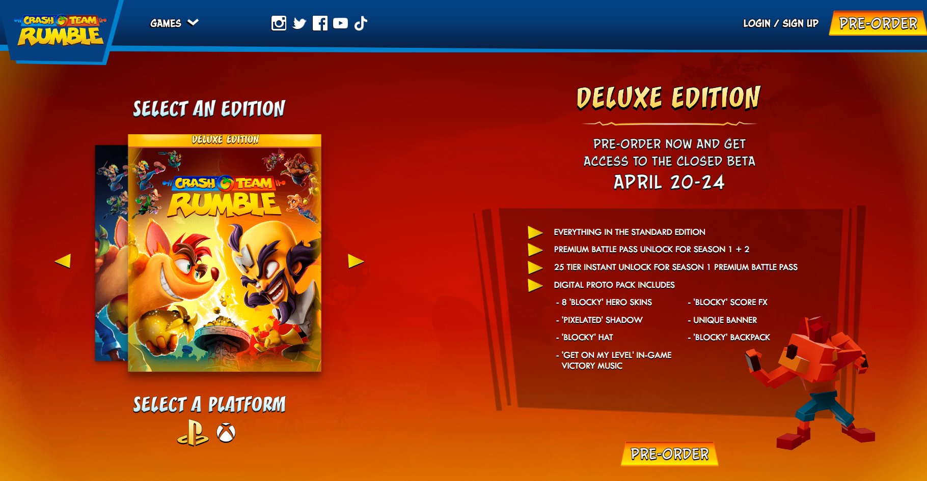 Bundle Crash Team Rumble - Deluxe Edition PS4 (Jogo + Puzzle)