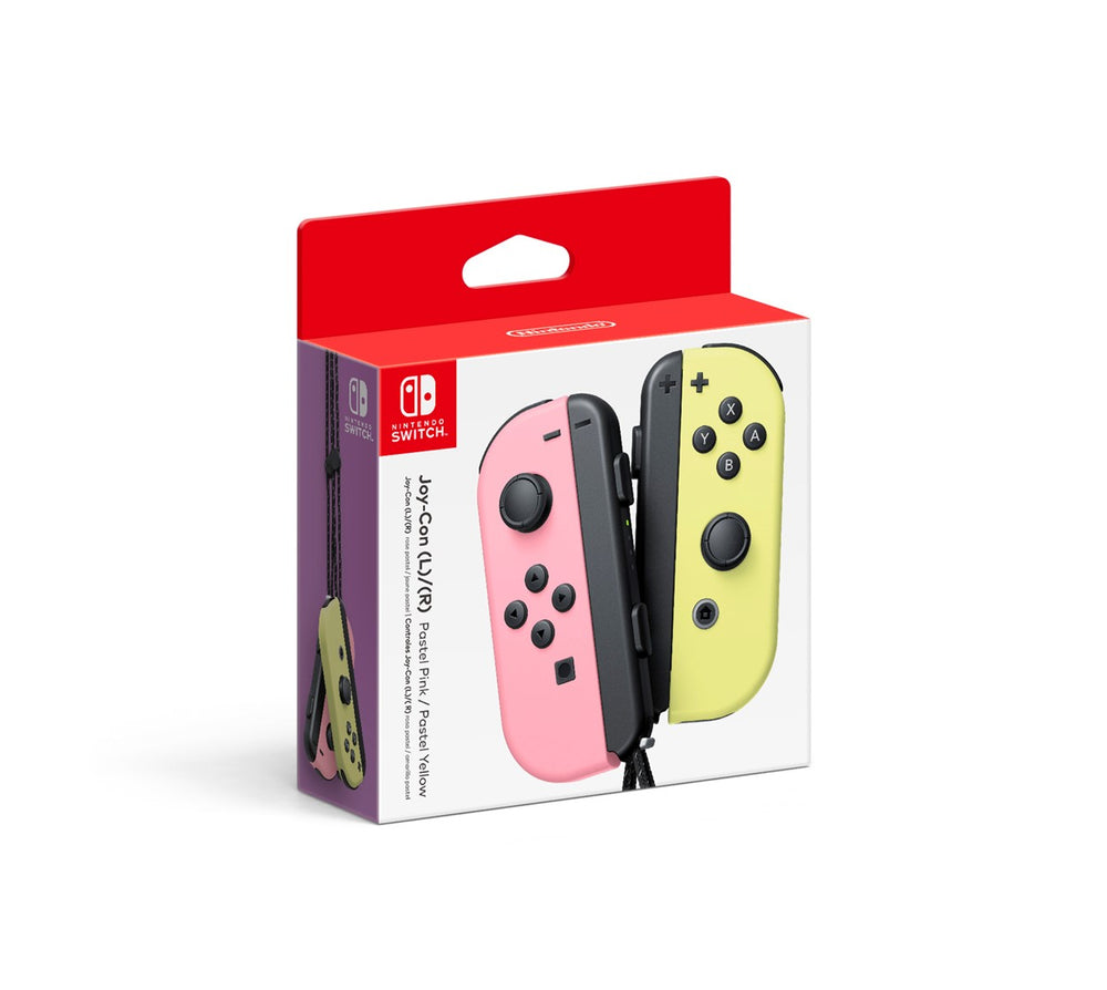 Switch Joy Cons - Pastel Pink/ Pastel Yellow [OEM]