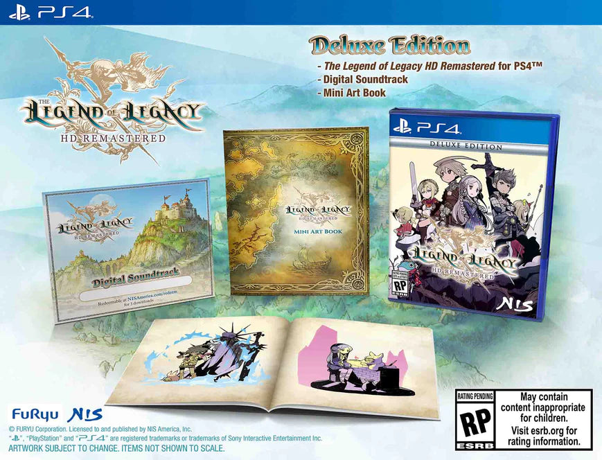 The Legend of Legacy HD Remastered (Deluxe Edition) [PS4]