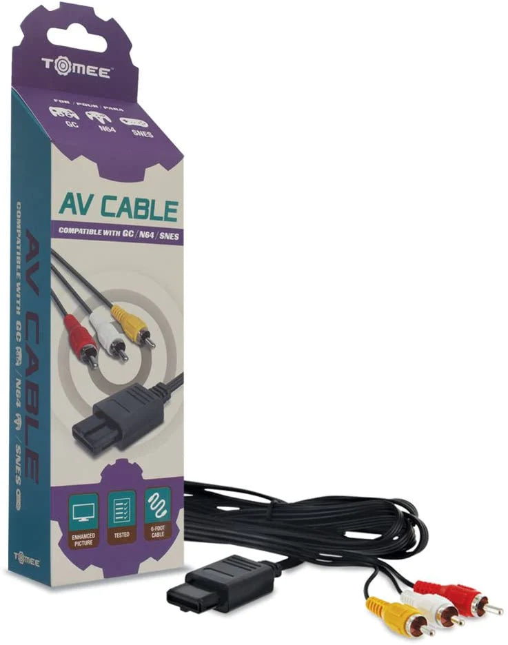 N64/ Gamecube/ SNES - AV Cable [TOMEE]