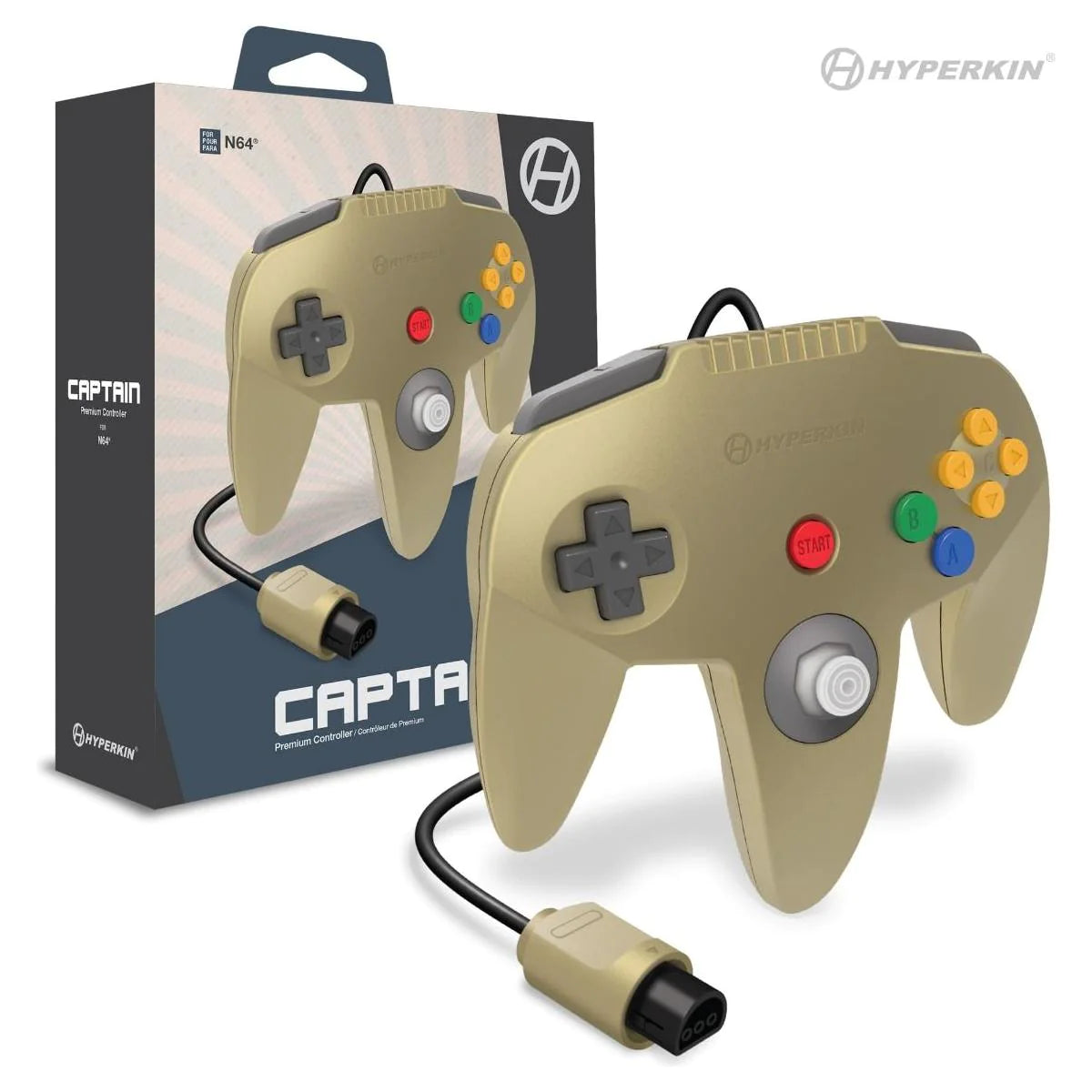 N64 Controller (Gold) - Hyperkin