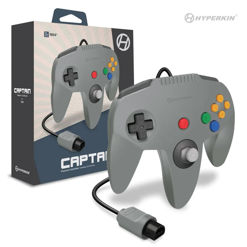 N64 Controller (Grey) - Hyperkin