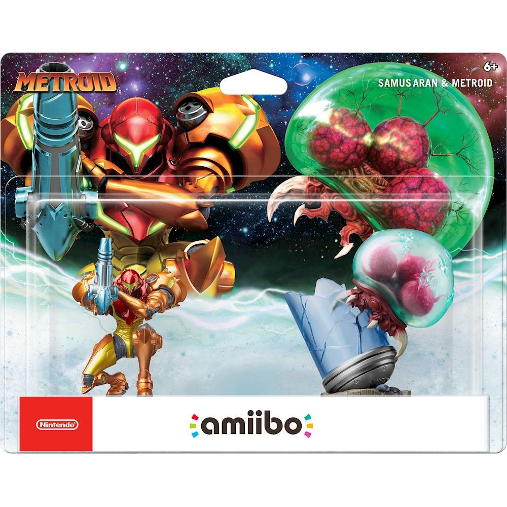 Samus Aran & Metroid Amiibos 2-Pack [Metroid]