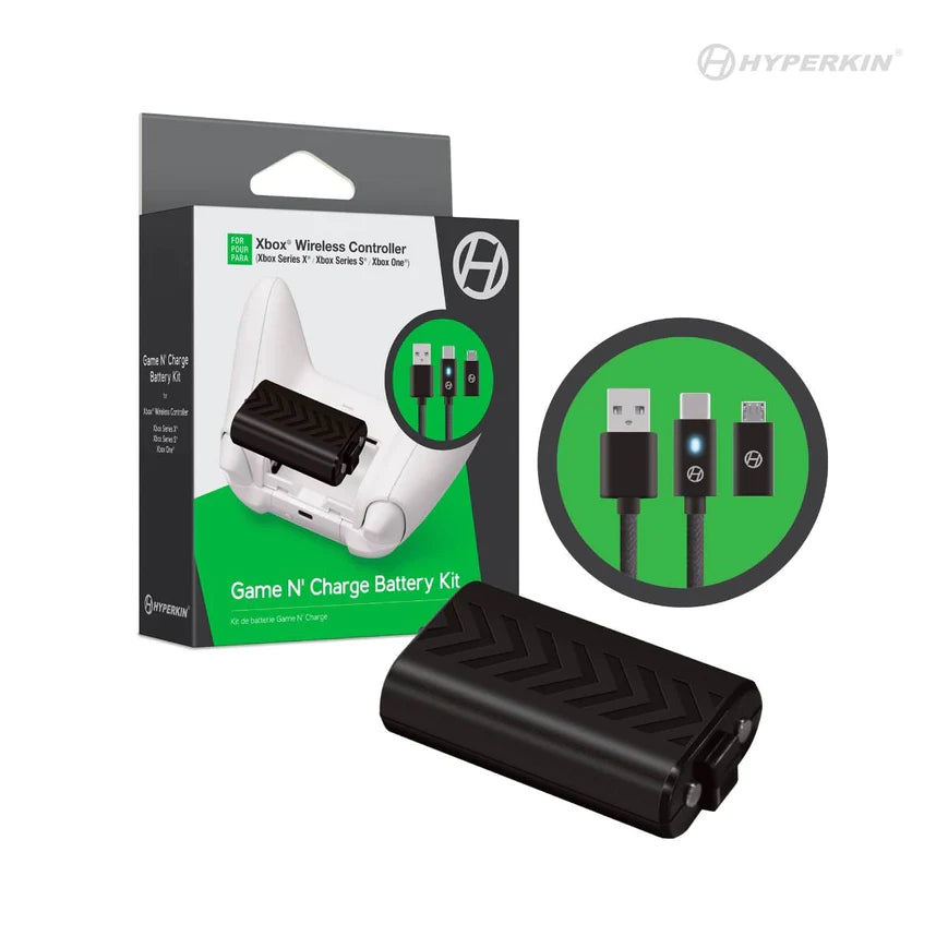 Xbox Series - Charge Kit (Black) [Hyperkin]